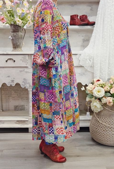 Sahara mekko GRD5196 Multi Colour Glass Tiles aivan upea värikäs ruutukuosi tuotekuva 2