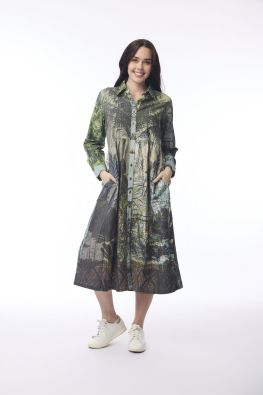 ORIENTIQUE Orientique mekko 71605 Tropical Jungle trooppinen kuosi