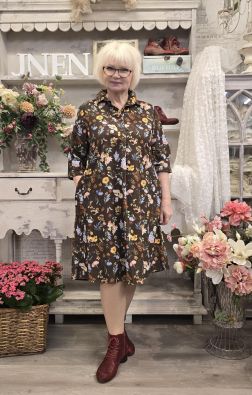 MARTA DU CHÂTEAU Marta du Château mekko 259351 ihana kukkakuosi tyylikkäässä puuvilla vakosametissa