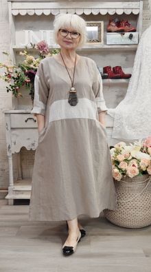 BOHEME Boheme mekko B13188 pehmeä tyylikkäät raidat