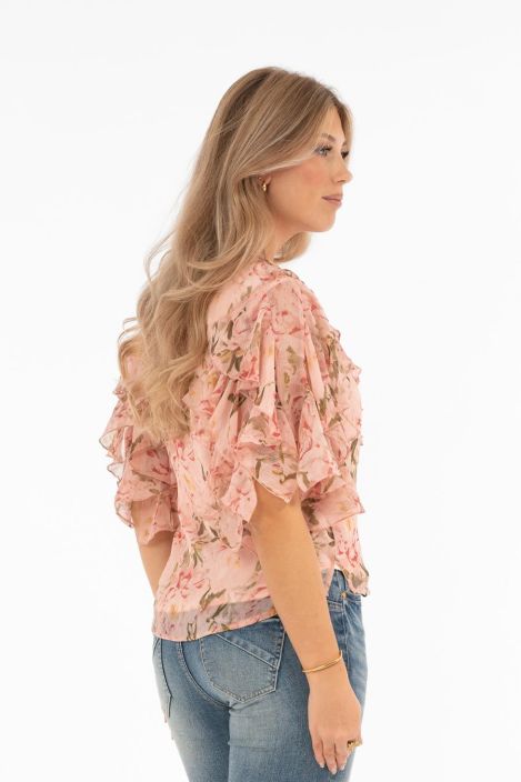 Capri Collection pusero Blossom Roosa kaunis paita sifongista vuorattu tuotekuva 3 Capri Collection pusero Blossom Roosa kaunis paita sifongista vuorattu tuotekuva 3