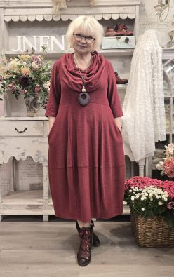 THING THING mekko 7107 Wine viininpunainen  taivaallisen pehmeä mekko joka täytyy kokea omissa käsissä