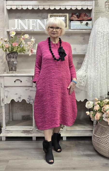 Grizas mekko 91754 Fuksia malliston klassikko tekstuuri tuotekuva 4