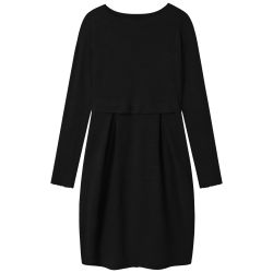 BLUSBAR Blusbar merinovilla neulemekko 7035 Musta