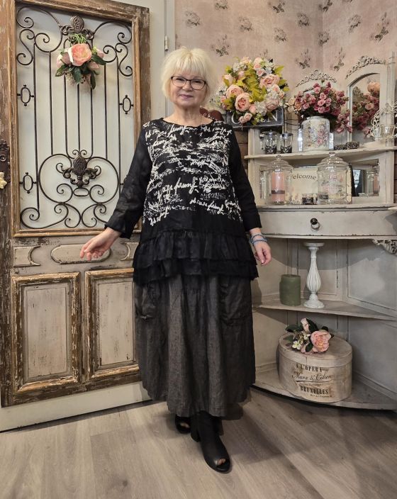 Mara Gibbucci paita 60-94 kaunis frilla helma ja kuosi tuotekuva 1