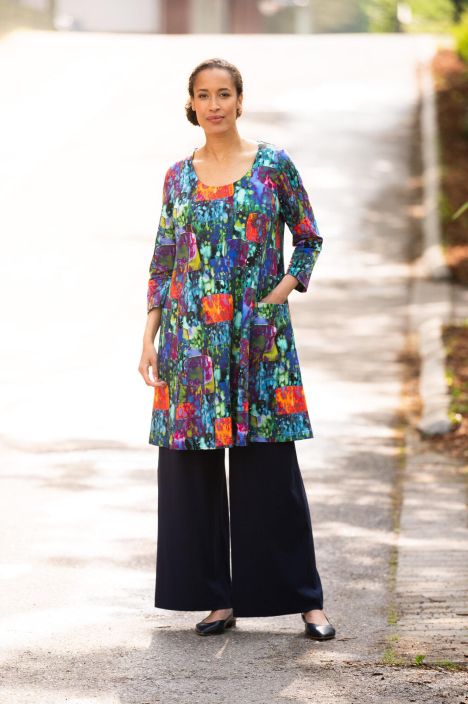 Aino tunika DIana Loiste kauniit iltaiset sävyt tuotekuva 2