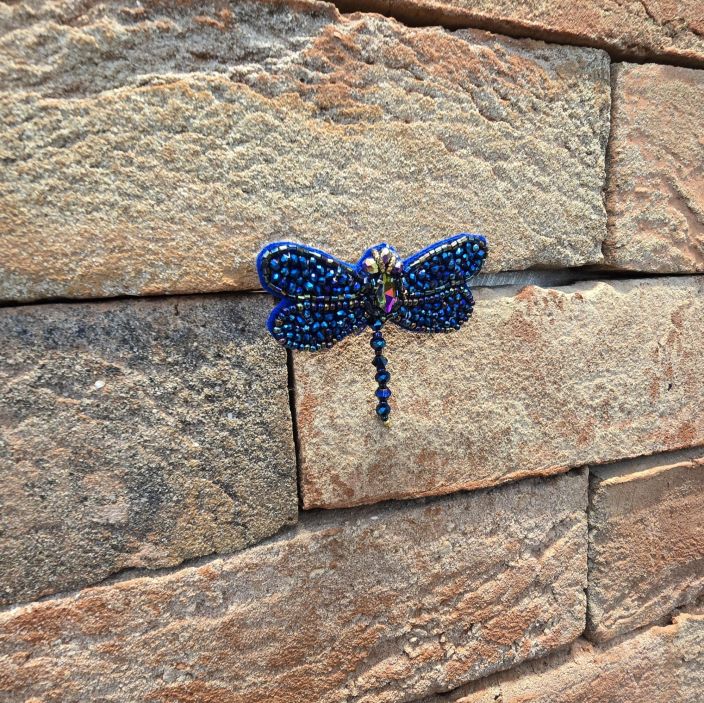 Erfurt koriste sudenkorento hakaneulalla, käsityötä Tummansininen tuotekuva 1