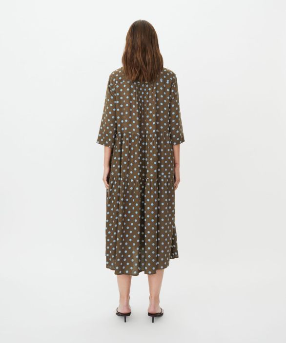 MASAI mekko Nobina Slate ruskea, siniset täplät tyylikäs malli tuotekuva 1 MASAI mekko Nobina Slate ruskea, siniset täplät tyylikäs malli tuotekuva 1
