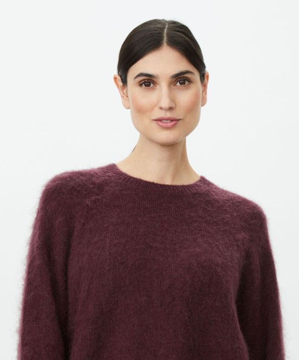 Masai villaneule Firdis Fig viininpunainen todella pehmeä neule tuotekuva 2 Masai villaneule Firdis Fig viininpunainen todella pehmeä neule tuotekuva 2