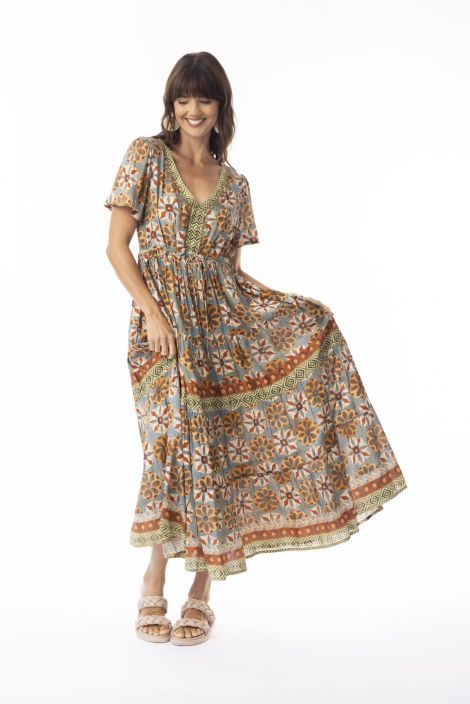 Escape mekko 40159 Vera ihanat sävyt näyttävä helma tuotekuva 2