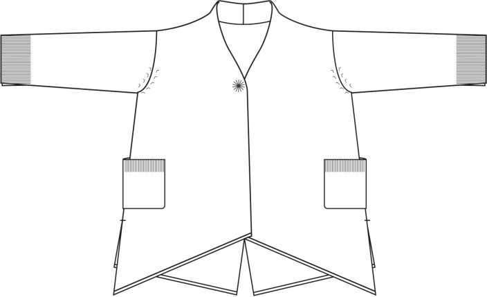 NOEN neulejakku 87187 Hiekan beige kaunis uniikki malli tuotekuva 2