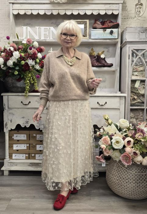 Meimeij villaneule M6IZ53 Maglia Tyylikäs beige tuotekuva 3 Meimeij villaneule M6IZ53 Maglia Tyylikäs beige tuotekuva 3