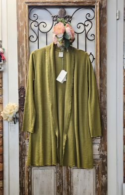BLUSBAR Blusbar merino neulejakku 8003 Moss vihreä laadukas eläin- sekä ympäristöystävällinen villa