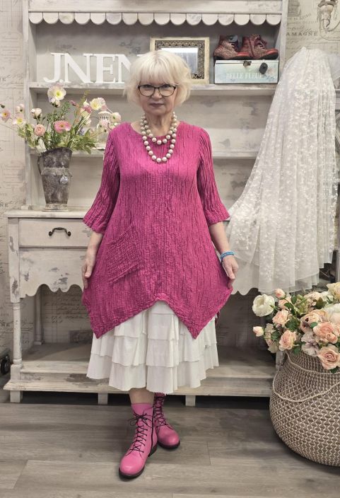 Grizas klassikko tunika 5134 Pinkki upea jokaisen vaatekaapin kulmakivi tuotekuva 3