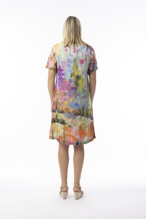 Orientique mekko 71604 Scenic Shift Digital kaunis Japani maisema kuosi tuotekuva 6