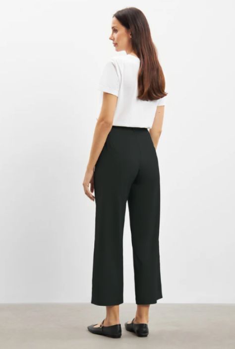 Laurie housut Donna Loose Cropped Musta leveät housut mukavasta uudesta laadusta tuotekuva 1 Laurie housut Donna Loose Cropped Musta leveät housut mukavasta uudesta laadusta tuotekuva 1