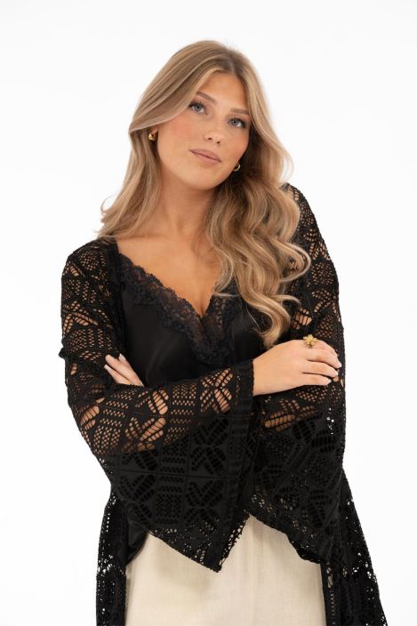 Capri Collection pitsijakku Nella Musta romanttinen lisäys asuihin tuotekuva 4