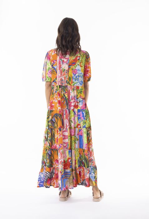 Escape mekko 30152 Stefania pirteä värikäs kuosi tuotekuva 7