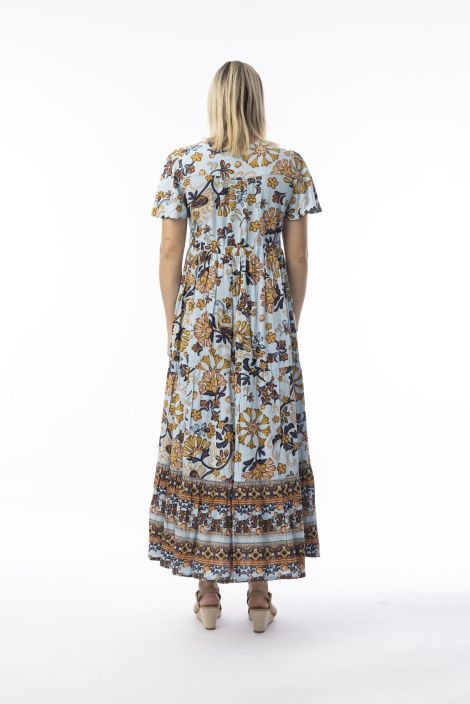 Orientique mekko 61733 Macieo Mukava malli tupsullisilla kiristysnauhoilla tuotekuva 2 Orientique mekko 61733 Macieo Mukava malli tupsullisilla kiristysnauhoilla tuotekuva 2