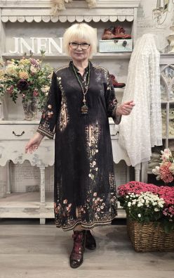 MARTA DU CHÂTEAU Marta du Château mekko 7520 Musta kaunis kuosi