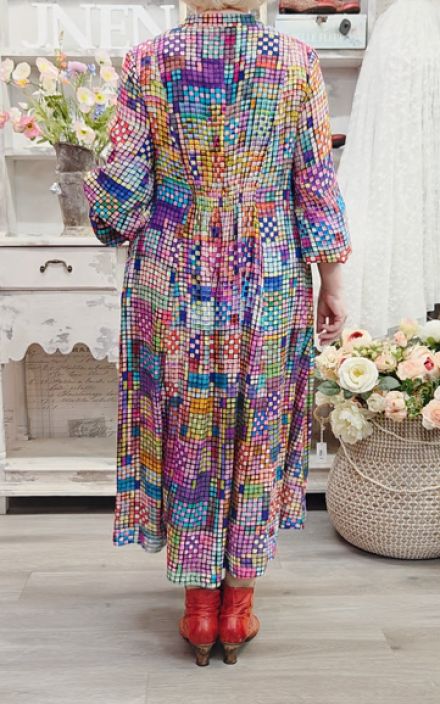 Sahara mekko GRD5196 Multi Colour Glass Tiles aivan upea värikäs ruutukuosi tuotekuva 3