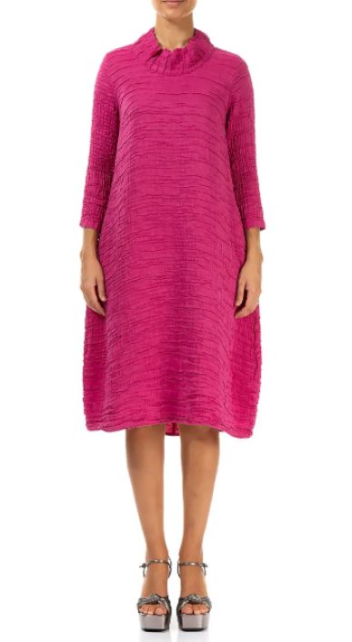 Grizas mekko 91754 Fuksia malliston klassikko tekstuuri tuotekuva 3