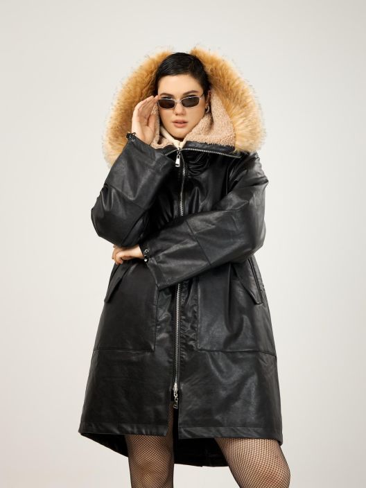 MAT takki 4001 / 8001 (Black) Tyylikas MAT takki jonka laatu on aivan nahan nakoinen ja tuntuinen. Ei kuitenkaan sisalla