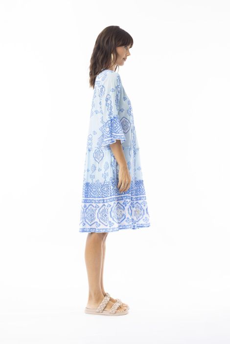 Escape mekko lyhyempi 40140 Carla Blue kiiltävät peilimäiset yksityiskohdat tuotekuva 4