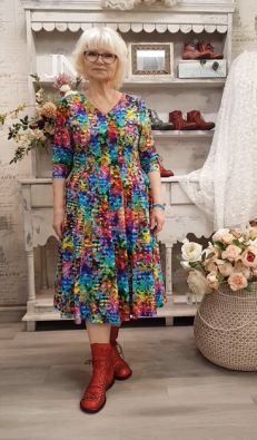 AINO AINO mekko Jolanda Zekino Värikäs kuosi, upea helma