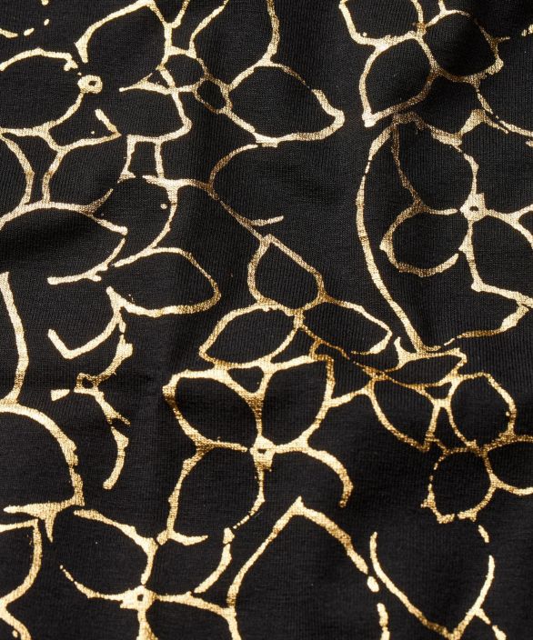 MASAI tunika Gertine Gold kaunis kultainen kuosi trikoo mallissa tuotekuva 6