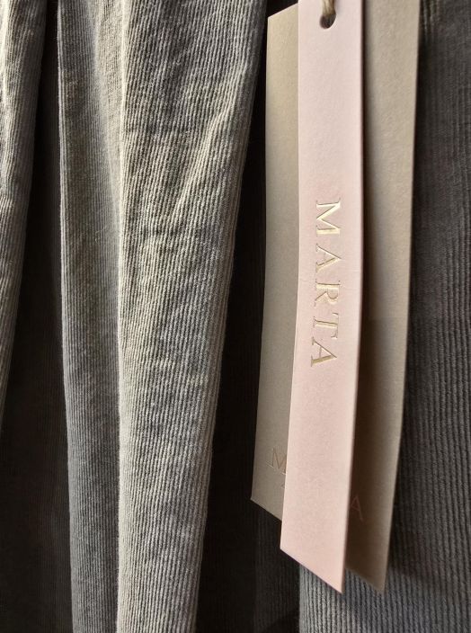 Marta du Château vakosametti hame 257080 Fango tyylikäs puuvilla tuotekuva 1