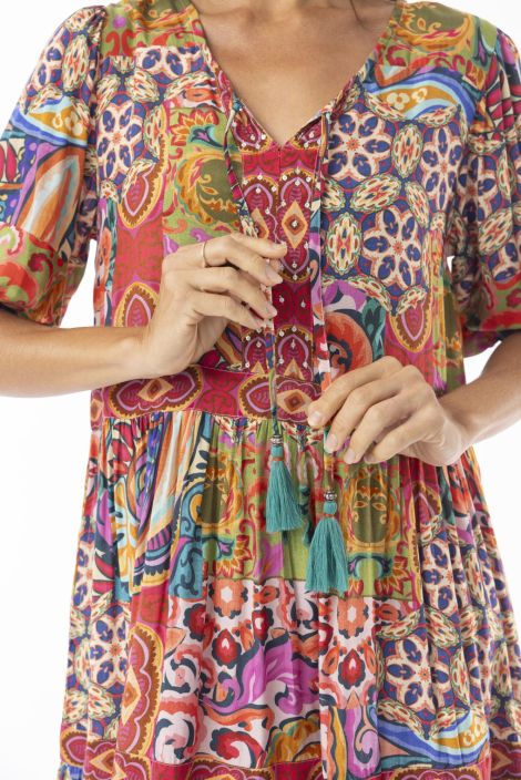 Escape mekko 71565 Francesca näyttävät hihat ja kiiltävät koristeet tuotekuva 5 Escape mekko 71565 Francesca näyttävät hihat ja kiiltävät koristeet tuotekuva 5