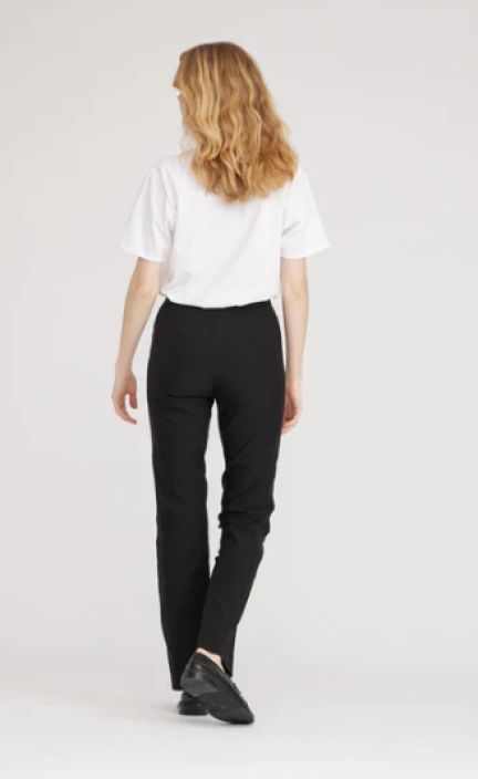 Laurie housut 28014 Bella straight medium length musta tuotekuva 1