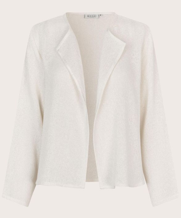 MASAI neulejakku Julitta Jet Stream valkoinen Upea klassikko tuotekuva 4