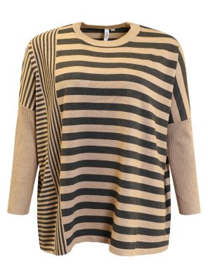 CISO CISO ylisuuri neule 30001 Harmaa/beige Rento oversize neule