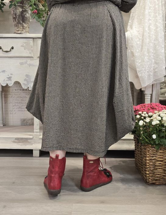 THING hame 7086 Anthracite Musta/beige tyylikäs uniikki helmainen malli tuotekuva 4