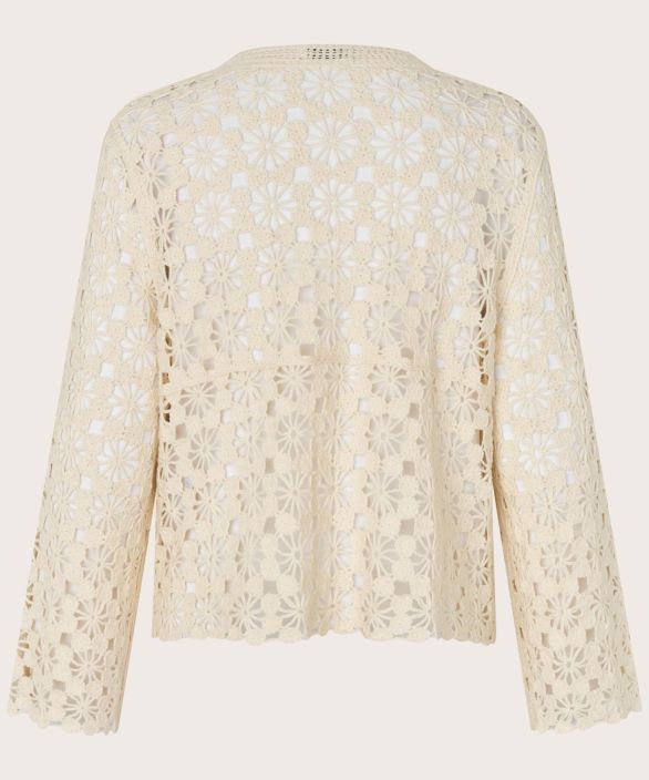 MASAI neulejakku Littalis Fog off-white  boheemi virkkaus tuotekuva 6