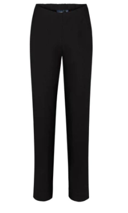 Laurie housut 28014 Bella straight medium length musta tuotekuva 3
