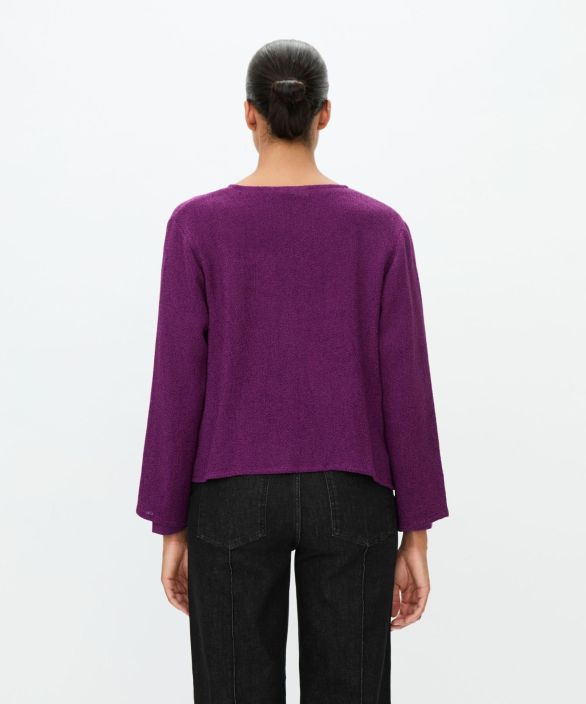 MASAI klassikko neulejakku Julitta Gloxinia purppura moni- ja helppokäyttöinen tuotekuva 1 MASAI klassikko neulejakku Julitta Gloxinia purppura moni- ja helppokäyttöinen tuotekuva 1