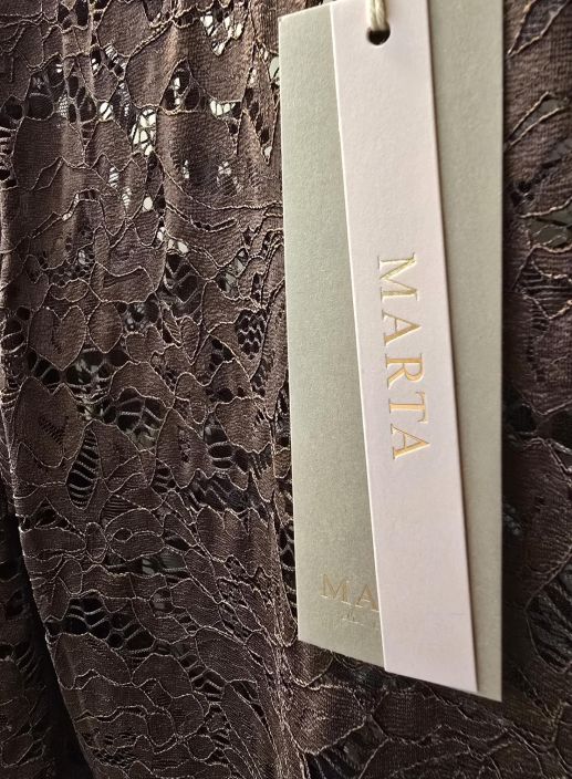 Marta du Château ihana pitsipaita 7707 Moro kaunis Ruskea romanttinen malli, ihana kun näkyy neuleen alta tuotekuva 1