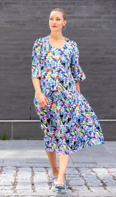 AINO Aino mekko Noriko Derwent Woven ihanat sävyt pehmeästä puuvillasta