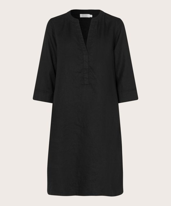 MASAI mekko Nokolo Musta mukava ja tyylikäs pellava tuotekuva 3