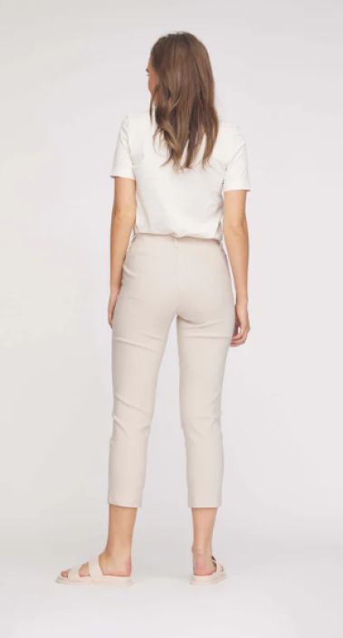 Laurie housut Taylor 100563 Regular Cropped hieman vajaamittainen malli Kitti/beige tuotekuva 1
