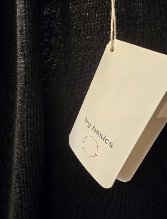 Blusbar merinovilla jakku 8010 Musta ihanasti aaltoileva pitkä klassikko tuotekuva 1