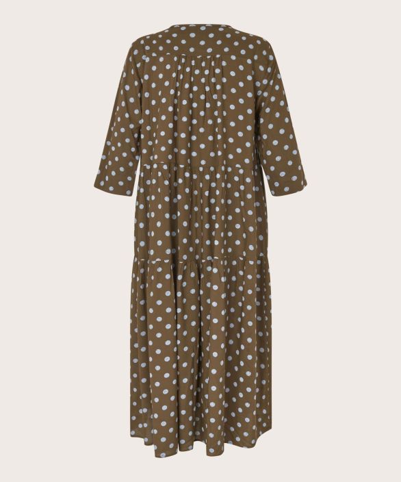 MASAI mekko Nobina Slate ruskea, siniset täplät tyylikäs malli tuotekuva 4 MASAI mekko Nobina Slate ruskea, siniset täplät tyylikäs malli tuotekuva 4
