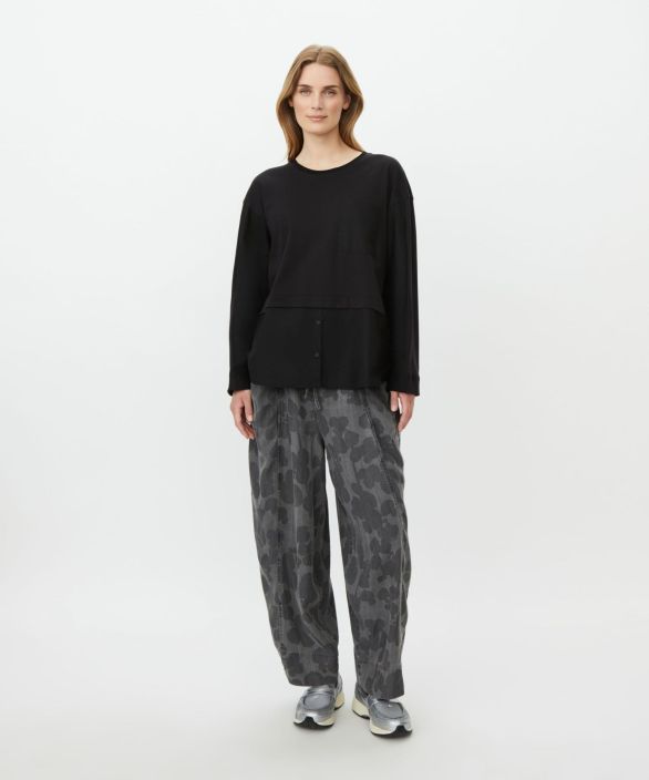 MASAI farkkukankaiset housut Phenyo Frost Grey harmaa leveät tyylikkäät lahkeet tuotekuva 2 MASAI farkkukankaiset housut Phenyo Frost Grey harmaa leveät tyylikkäät lahkeet tuotekuva 2