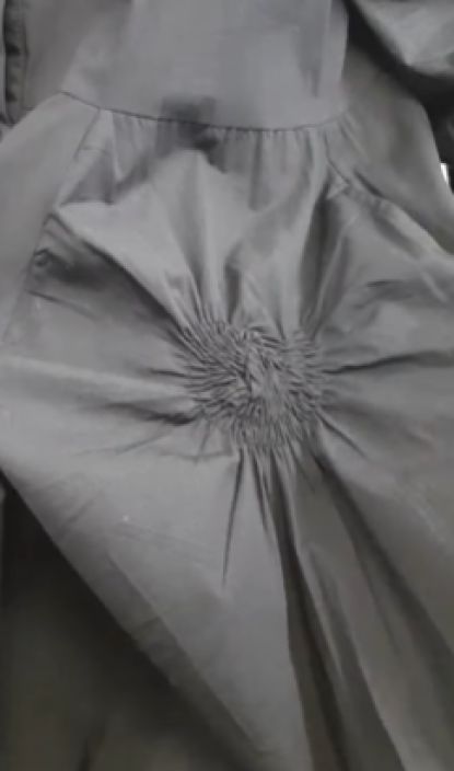 NOEN mekko 88589 Musta  näyttävä malli kauniilla ompeleilla ohuesta puuvillasta tuotekuva 3