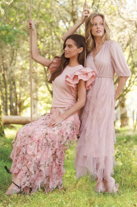 Capri Collection hame Blossom ihana sifonki kukkakuosi tuotekuva 6 Capri Collection hame Blossom ihana sifonki kukkakuosi tuotekuva 6