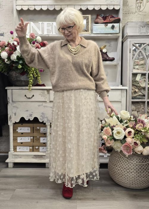 Meimeij villaneule M6IZ53 Maglia Tyylikäs beige tuotekuva 4 Meimeij villaneule M6IZ53 Maglia Tyylikäs beige tuotekuva 4