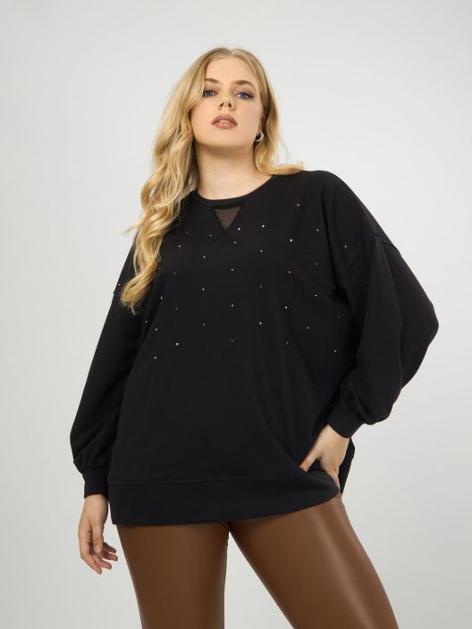 MAT neule 1053 / 8001 (Black) Ihanan pehmealla laadulla varusteltu MAT neule! Mallissa pyorea paantie, edessa pienet